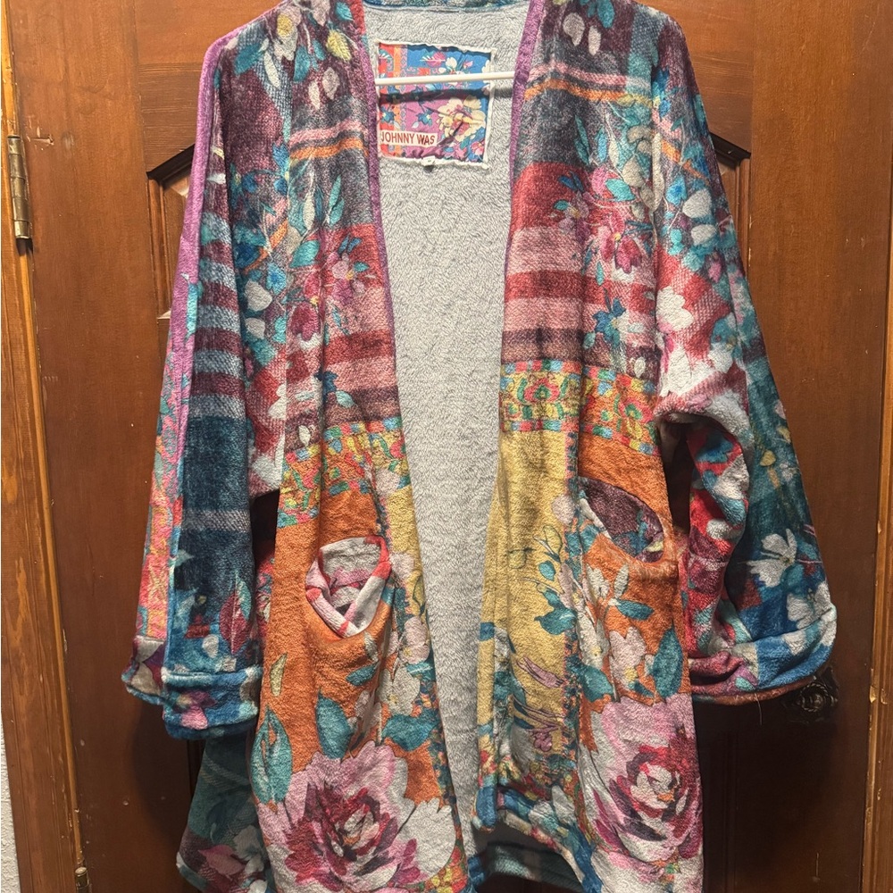 Johnny Was Colorful Floral Women's Sweater